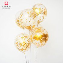 Nordic ins net celebrity confetti sequins transparent balloon wedding wedding wedding room decoration year-old balloon decoration wedding