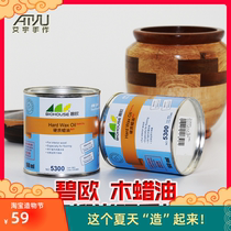Beau wood wax oil hard fast dry satin carpentry work surface treatment waterproof and abrasion resistant Belgium imports