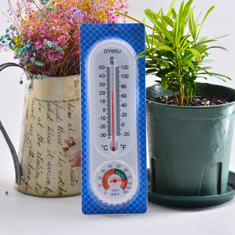 Hanging-temperature-meter home thermometer pointer mercury two-in-one temperature meter indoor and used outside