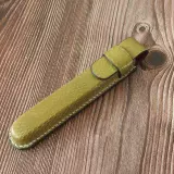 Ручка ручной работы, ручка-роллер, сумка для хранения, кожаный защитный чехол, пенал, делается под заказ, из натуральной кожи