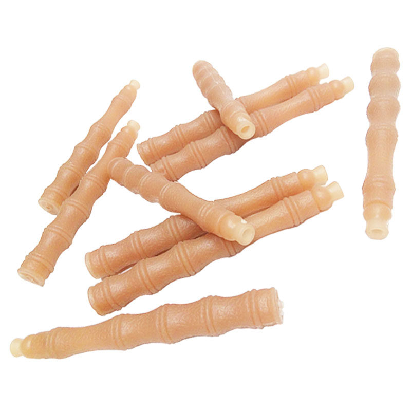 8mm hole beef tendon handle empty bamboo shake rod anti-slip handle cover high elastic hand handle fitness flower stick soft handle cover