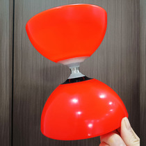 Jingming 5-axis double-ended diabolo V-shaped groove 5-axis bell-pulling competitive tricks fitness double-bowl soft rubber anti-fall beginners