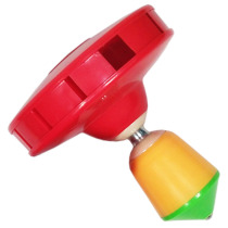 Left-handed 8-axis single-head diabolo 360-degree one-way rotating eight-axis left-hand diabolo plastic head steel ball type