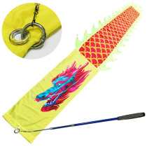 6 8 10 12 meters elderly fitness three-section pole throwing dragon square dragon dance ribbon ribbon scale dragon throwing long pole