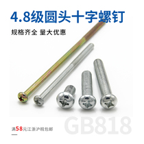 GB818 Round head phillips screw Switch panel screw Screw Round machine screw (m3m4m5m6m8)