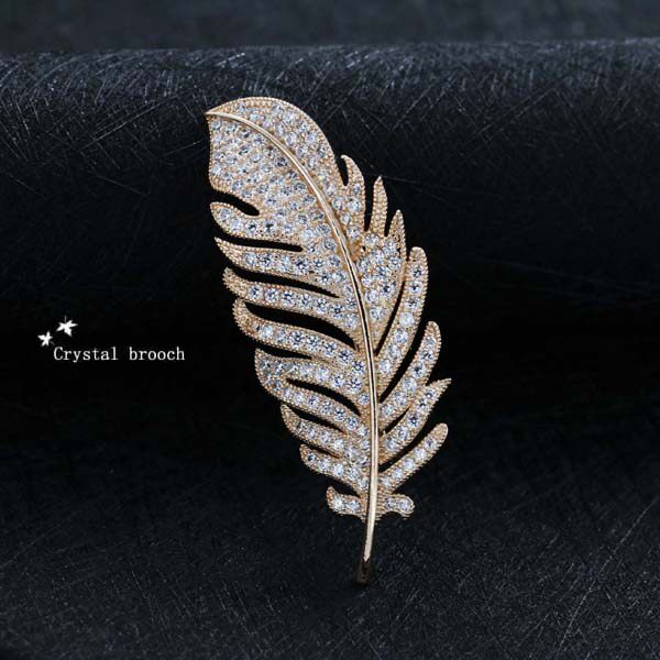 Broche femme en Zircon diamant - Ref 1174881 Image 12