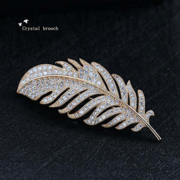 Broche femme en Zircon diamant - Ref 1174881 Image 13