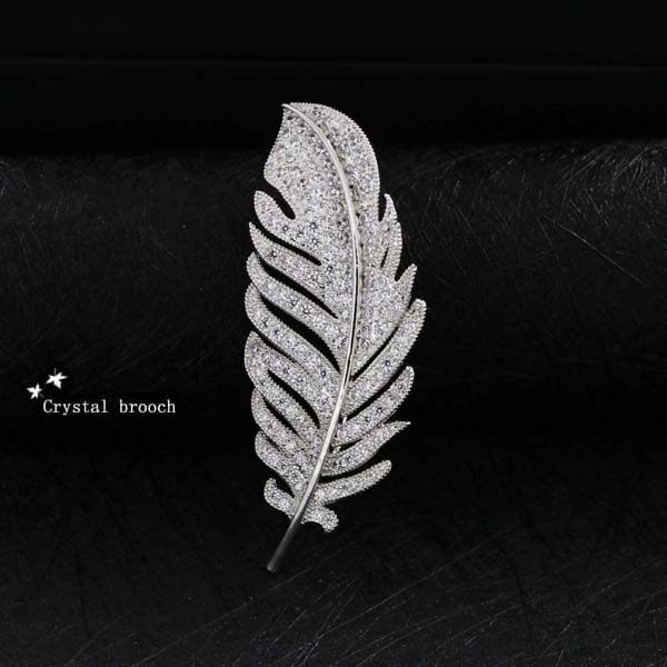 Broche femme en Zircon diamant - Ref 1174881 Image 10