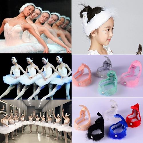Лебедь, аксессуар для волос, ободок, нескользящие детские шпильки для волос
