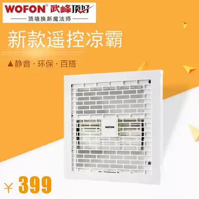 Shanghai Wufeng New Tide remote control Liangba cold fan kitchen powder room integrated ceiling type intelligent fan
