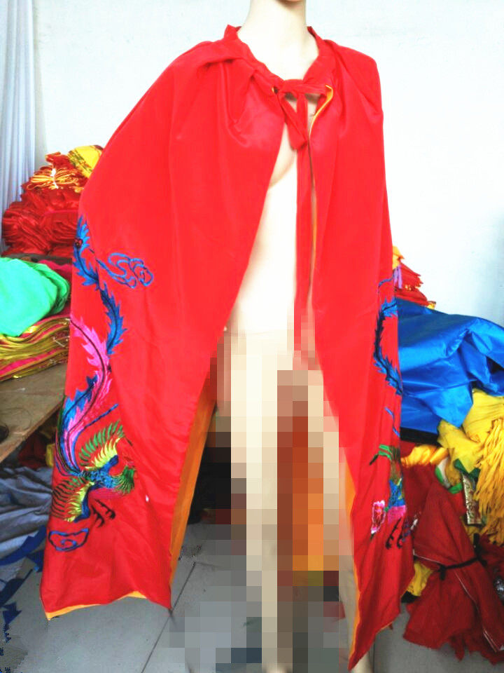 Ancient cloak men and women cloak costume embroidered coat performance clothing Longfeng cloak