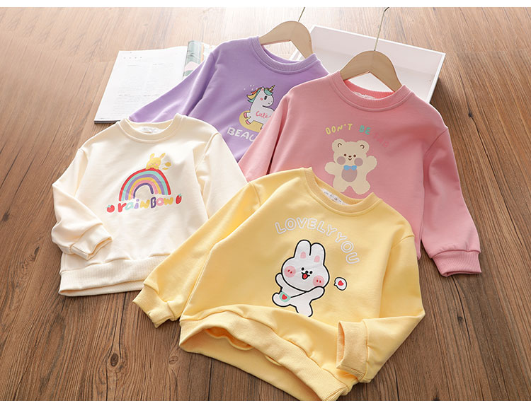 Simple Style Cartoon Letter Patchwork Cotton T-shirts & Blouses display picture 1