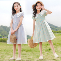 Girls summer clothing dress dress 2022 New Yangqi Middle school Childrens ten-year-old girl Summer Princess Dresses