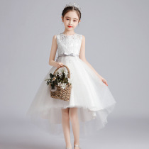 Princess dress girl Xia Yang qi Children with dress and summer clothes 2022 new little girl walking show superfairy gown dress