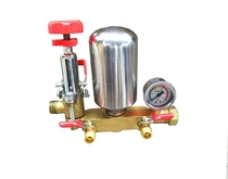 Three-cylinder plunger pump water outlet chamber with pressure regulating valve Pressure gauge gas cylinder Agricultural spray machine water pump cylinder