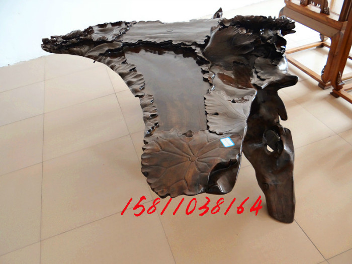 Jinsi Nanmu Yin Shen Root Tea Table Root Root Tea Table Kung Fu Tea Sea Solid Wood Tea Table Root khắc trà bàn - Các món ăn khao khát gốc bàn ghế gốc cây đẹp nhất