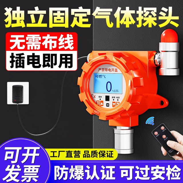 Industrial Combustible Gas Alarm Independent Oxygen Ammonia Hydrogen Leak Hydrogen Sulfide Paint Concentration Detector