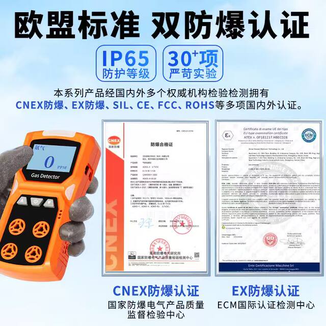 Ammonia Gas Detector for Farms, Pig Farms, and Chicken Coops, Portable Gas Alarm for Limited Spaces with Nh3 Content Concentration Monitoring