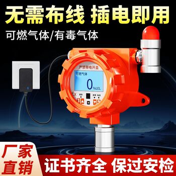 Combustible Gas Detection Alarm Industrial Hydrogen Carbon Monoxide Hydrogen Sulfide Oxygen Leak Concentration Detector