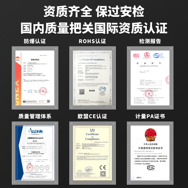 Four-In-One Gas Detector, Multi-Function Alarm, Toxic and Harmful Gas Air Concentration Detector