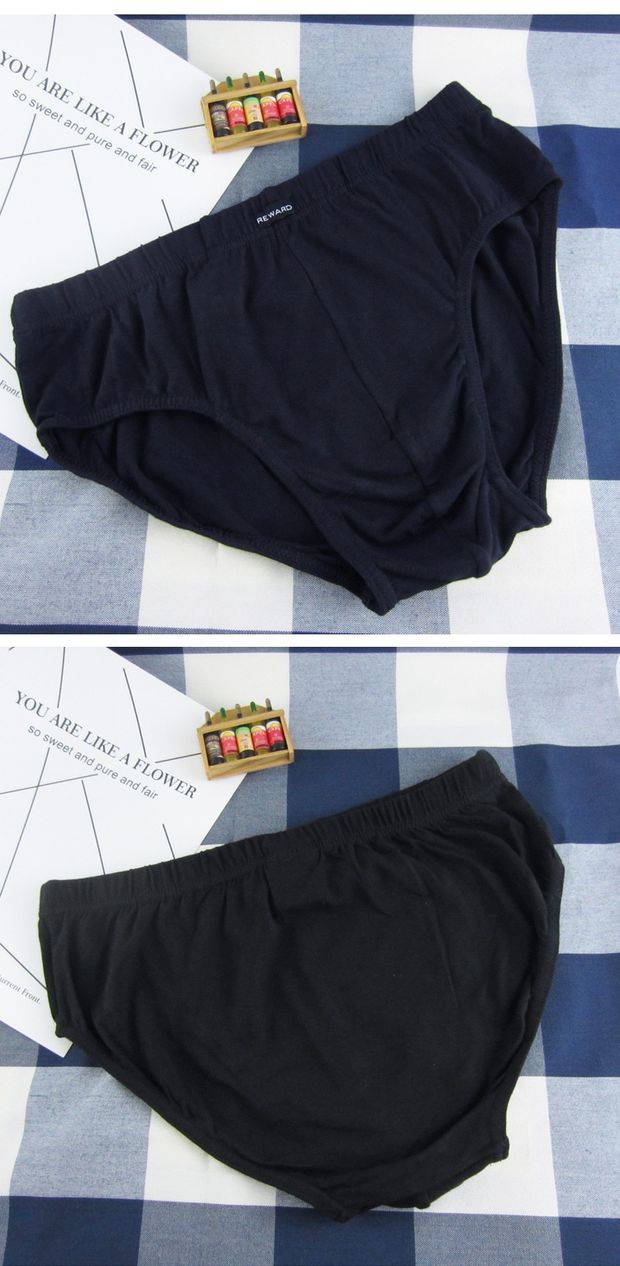 Quần lót nam cotton mềm mại cotton thanh niên thủy triều mùa đông thoáng khí Lycra cộng với đồ lót nam béo quần sịp nam muji