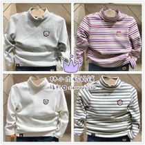  Special 20 winter TW bear mens and womens childrens half-high-neck long-sleeved T-shirt PCLW94T81A bottoming shirt TKLA94901A