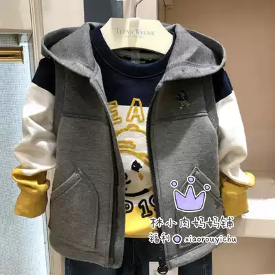 Special 19 winter New TW children Men's space cotton vest vest TKVM94901B VM94901B