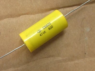 Import Faraday axial capacitance CBB20 0 47uf630v 474630v 15mm * 32mm