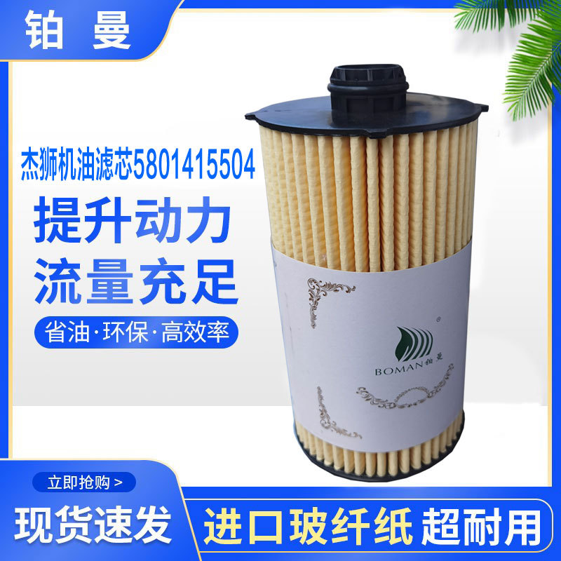 Platinum 5801415504 Hongyan Jieshi Oil Filter C11C13 Saic Iveco Oil Long-Life Paper Filter