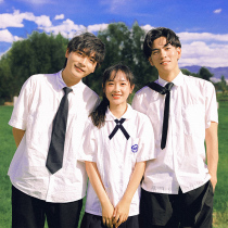 Day Ensemble Jk Uniforms Summer Taiwan School Uniforms Attach White Shirt High School Students College Wind Graduation Season Class