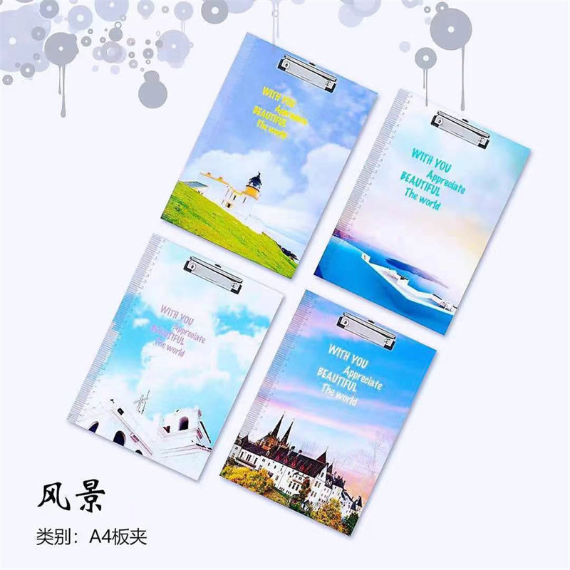 [USD 4.40] Korean Creative Office Student A4 File Board Folder A4 Paper ...