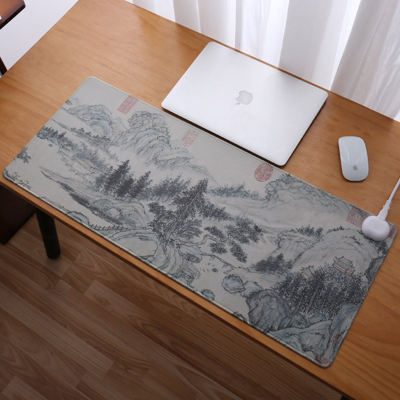 Oversized Warm Table Mat Tabletop China Wind Office Computer Desk Room Warm Hands Warm warm electric heat winter fever Heating Mouse cushion