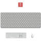 Geometric Pattern Large Gaming Mousepad, Desk Mat (5mm, 900x400mm)