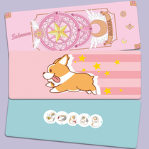 Large mouse mat waterproof office computer desk cushion for home cute large number computer pad notebook thickened mouse pad