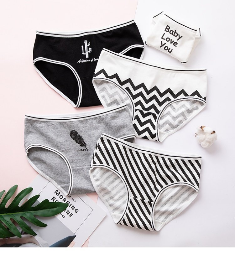 Thở gió Bắc Âu đơn giản đồ lót nữ bằng vải cotton cotton cotton gợi cảm không có dấu vết giữa eo cô gái bán buôn quần sịp