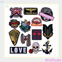 Fashion large embroidery cloth patch clothes down pants decoration Patch clothing accessories ironing decals