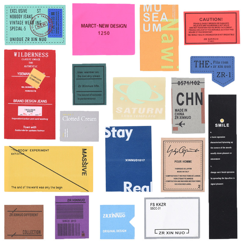 Colorful graffiti mosaic self-adhesive cloth patch down the holes to mend clothes and bags decorations patchwork printed breaking holes