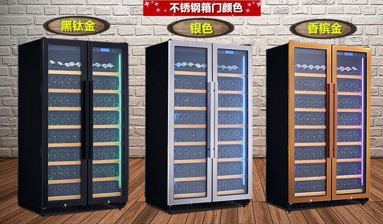 kệ gỗ đựng rượu Thanh nhạc Lebarr L340S-C máy nén khí hai cánh tủ rượu nhiệt độ không đổi tủ lạnh rượu khung gỗ bán trực tiếp - Tủ rượu vang tủ rượu hafele 12 chai