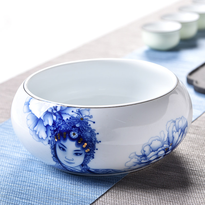 Rough ceramic tea wash kung fu tea pen wash ceramic accessories tea ceramic accessories tea ceramic tea ceramic ceramic tea ceramic ceramic ceramic wash parts with sprinkler water