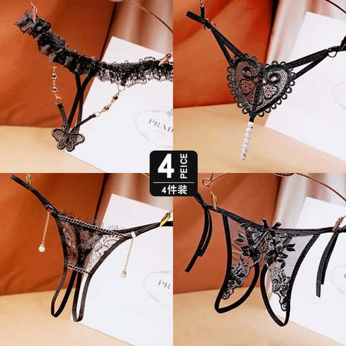 Интересные внутренние брюки, женщины, прозрачные черные кружевные искушения чистые брюки, сексуальный открытый файл бесплатно низкие тонкие брюки.