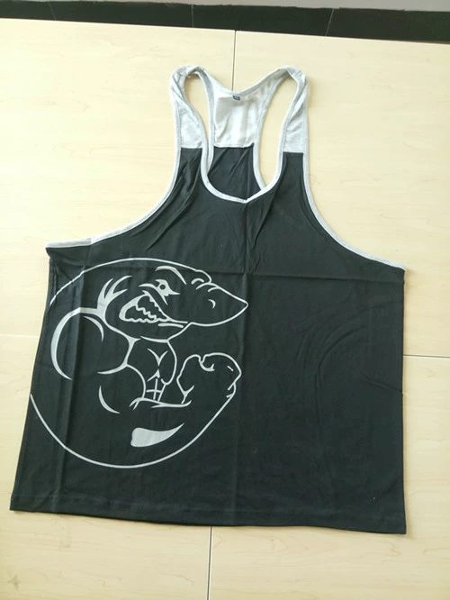 Kimura Sanshe mùa hè thanh niên Quần áo Hàn Quốc áo vest nam thể thao cotton thể thao vest áo đáy vest nam trung niên