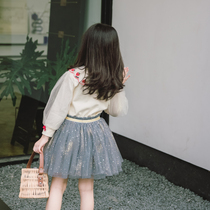 Girls half body dress Dress Girl Dress Spring Autumn Black Baby Short Dress Fluffy Skirt Winter Dress Dresses Children Autumn Winter Half Dress