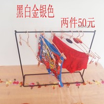 Simple small desktop underwear rack countertop underwear display rack boutique shorts display rack exhibition underwear shelf