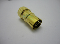 Cable TV Plug Bamboo Festival Mother Head RF Notre Dame Closed Road Digital TV Radio Frequency Mother plug 9 5 Mothers head gold plated