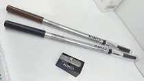  Germany KIKO eyebrow pencil with brush head sharpener Waterproof sweatproof 6-color double-headed thrush beginner spot