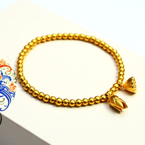 (Xiongjia jewelry) Ancient foot Gold 999 two great gold bracelet 618 welfare