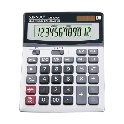 Sino DN - 1200V calculator 12 - digit solar desktop commercial office computer accounting for financial use