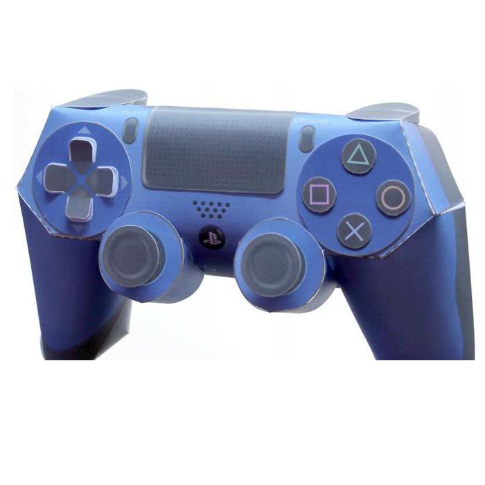 Children's puzzle DIY stereo manual simulation 1 to 1 game handle 3D paper - based model paper - art toys