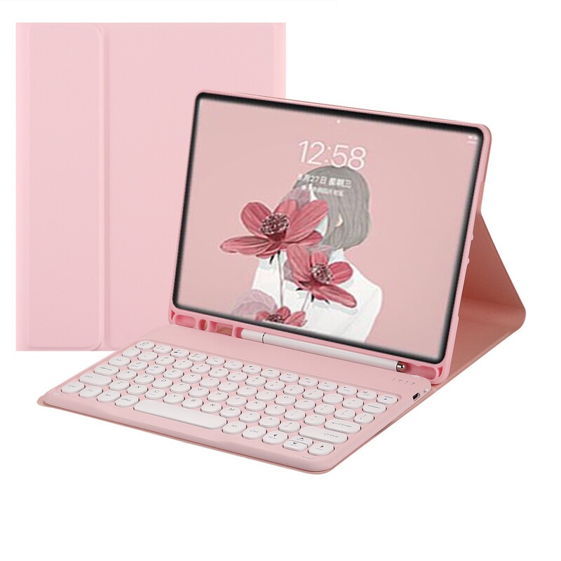 Suitable for Samsung Galaxy Tab S8/7 Bluetooth Keyboard A8 Protective Case X700 Anti-Fall A8/S6Lite Tablet Touch Leather Case 11inch T500 Round Cap Bluetooth Keyboard Protective Case Suitable for Samsung Galaxy Tab S8/7 Bluetooth Keyboard A8 Protective Case X700 Anti-Fall A8/S6Lite Tablet Touch Leather Case 11inch T500 Round Cap Bluetooth Keyboard Protective Case