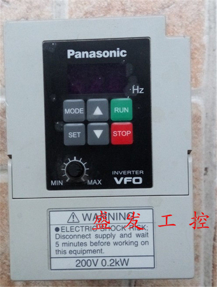 BFV00022DK second hand Panasonic frequency converter 220V 0 2KW (original unloader quality package good)